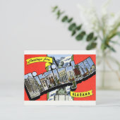 Groeten uit Birmingham, AL Briefkaart (Staand voorkant)