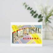  groeten uit Birmingham, Alabama Briefkaart (Staand voorkant)