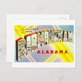  groeten uit Birmingham, Alabama Briefkaart (Voorkant / Achterkant)