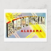  groeten uit Birmingham, Alabama Briefkaart (Voorkant)
