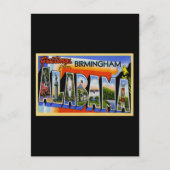 Groeten uit Birmingham Alabama Briefkaart (Voorkant)