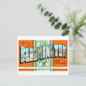  groeten uit Bloomington, Illinois, Briefkaart (Staand voorkant)