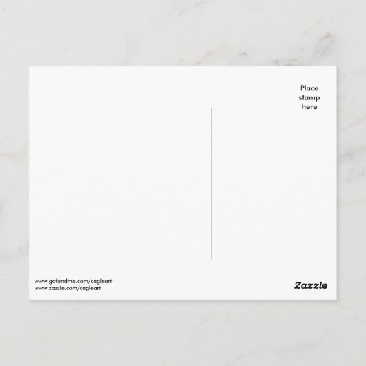 Groeten uit Bloomington Indiana (briefkaart) Briefkaart (Achterkant)