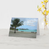 Groeten uit Bora Bora Kaart (Gele Bloem)