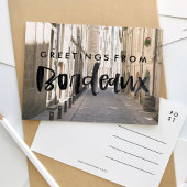 Groeten uit Bordeaux Frankrijk Reizen Briefkaart