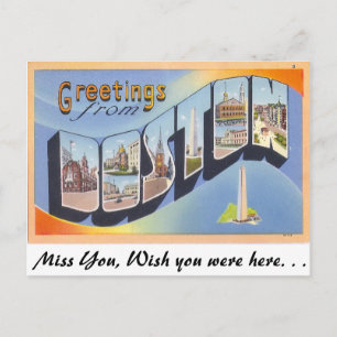 Groeten uit Boston Briefkaart
