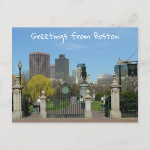 Groeten uit Boston Briefkaart