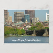 Groeten uit Boston Briefkaart (Voorkant)