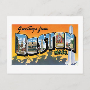 Groeten uit Boston! Briefkaart