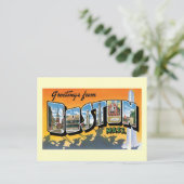 Groeten uit Boston, massaal Briefkaart (Staand voorkant)