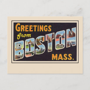 Groeten uit Boston, massaal  Briefkaart