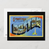 Groeten uit Boston Massachusetts Briefkaart (Voorkant / Achterkant)