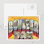 Groeten uit Boulder Dam Nevada Briefkaart (Voorkant / Achterkant)