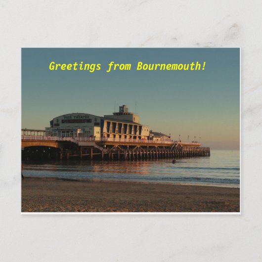 Groeten uit Bournemouth! Briefkaart (Voorkant)