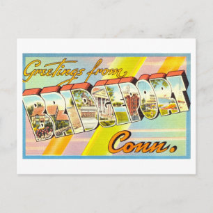 groeten uit Bridgeport, Connecticut Briefkaart