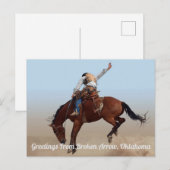 Groeten uit Broken Arrow, Oklahoma Briefkaart (Voorkant / Achterkant)