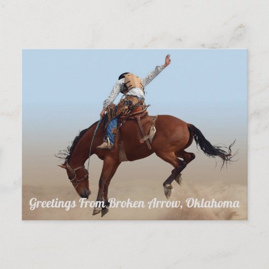 Groeten uit Broken Arrow, Oklahoma Briefkaart (Voorkant)