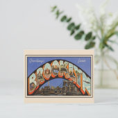 Groeten uit Brooklyn New York 1943 Briefkaart (Staand voorkant)