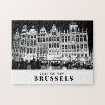 Groeten uit Brussel Zwart & Wit Foto