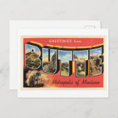  groeten uit Butte, Montana Briefkaart (Voorkant / Achterkant)