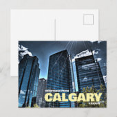 Groeten uit Calgary Canada Ansichtkaart Briefkaart (Voorkant / Achterkant)