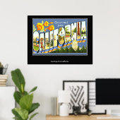 Groeten uit California Poster (Thuiskantoor)