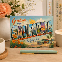 Groeten uit California Retro