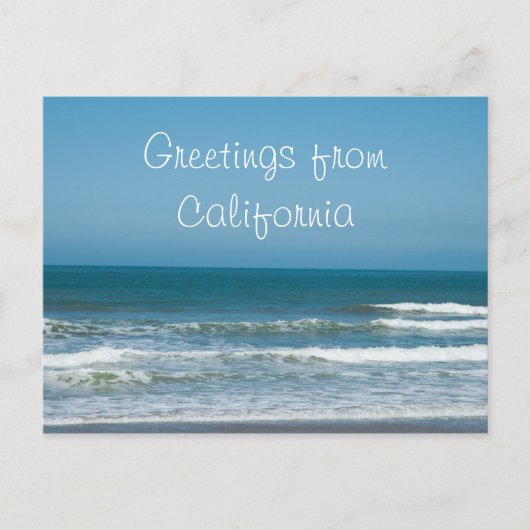 Groeten uit Californië Briefkaart (Voorkant)