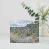 Groeten uit Californië! Briefkaart (Staand voorkant)