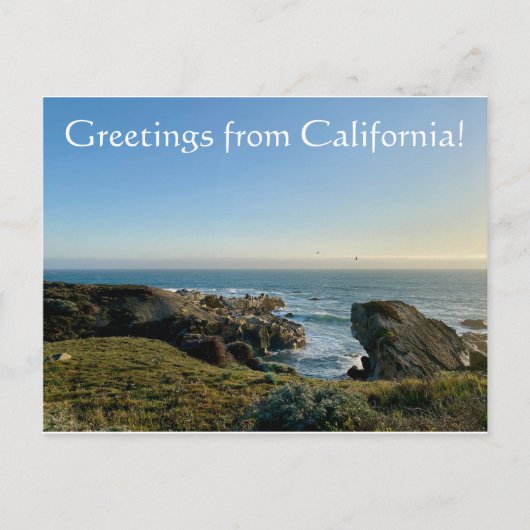 Groeten uit Californië! Briefkaart (Voorkant)
