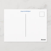 Groeten uit Californië! Briefkaart (Achterkant)