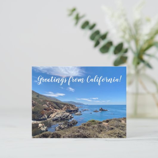 Groeten uit Californië! Briefkaart (Staand voorkant)