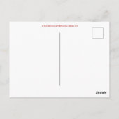 Groeten uit Californië! Briefkaart (Achterkant)