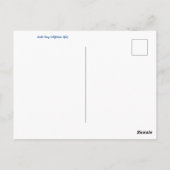 Groeten uit Californië! Briefkaart (Achterkant)