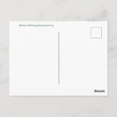 Groeten uit Californië! Briefkaart (Achterkant)