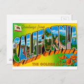Groeten uit Californië Briefkaart (Voorkant / Achterkant)