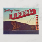 Groeten uit Californië Briefkaart (Voorkant)