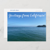 Groeten uit Californië! Briefkaart (Voorkant / Achterkant)