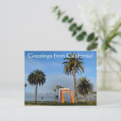 Groeten uit Californië: Chromatische Poort Briefkaart (Staand voorkant)