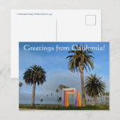 Groeten uit Californië: Chromatische Poort Briefkaart (Voorkant / Achterkant)