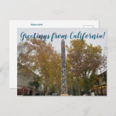 Groeten uit Californië: De Davis Needle Briefkaart (Voorkant / Achterkant)