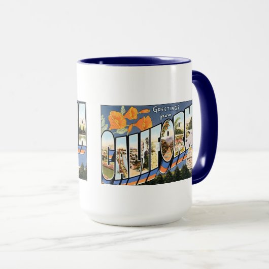 Groeten uit Californië - Mok (Voorkant rechts)