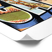 Groeten uit Californië Poster (Hoek)