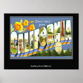 Groeten uit Californië-Poster Poster (Voorkant)