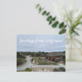 Groeten uit Californië: Vluchtel van het Zee Briefkaart (Staand voorkant)