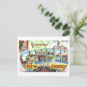  groeten uit Camden, New Jersey, Briefkaart (Staand voorkant)