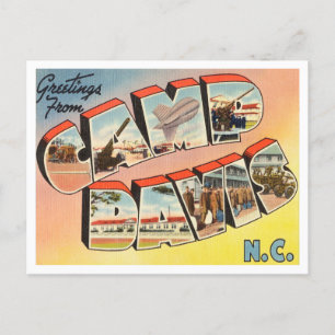 Groeten uit Camp Davis, North Carolina Travel Briefkaart