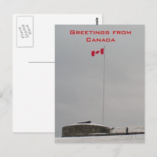 Groeten uit Canada Briefkaart (Voorkant / Achterkant)