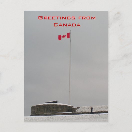 Groeten uit Canada Briefkaart (Voorkant)