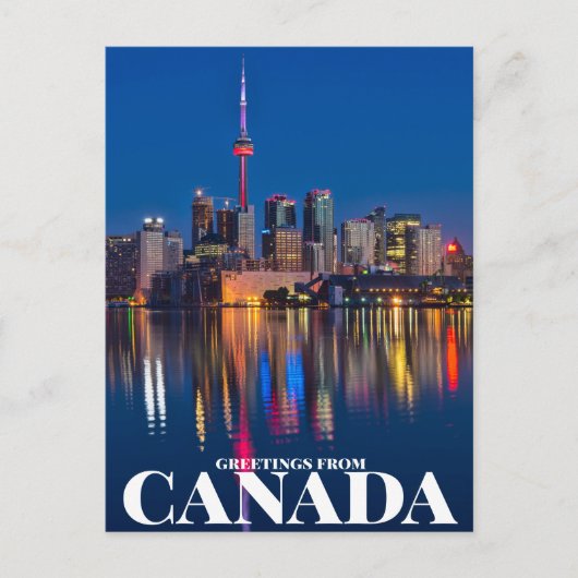 Groeten uit Canada Briefkaart (Voorkant)